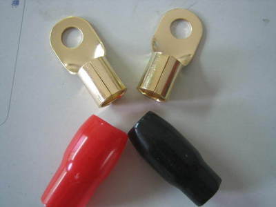 【行業(yè)推薦廠家直銷供應(yīng)0GA鍍金銅端子音響接線端子】價(jià)格,廠家,圖片,連接器,奉化市波悠電子元件廠-